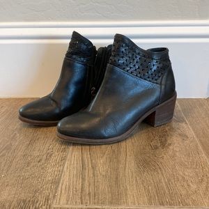 Anthropologie black booties